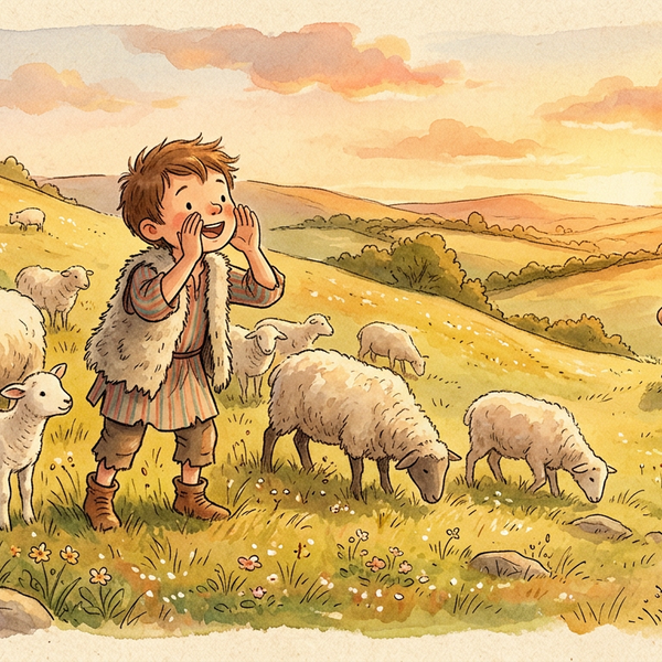 The Shepherds Boy and the Wolf
