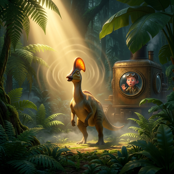 The Corythosaurus — children's audio story for ages 3-5