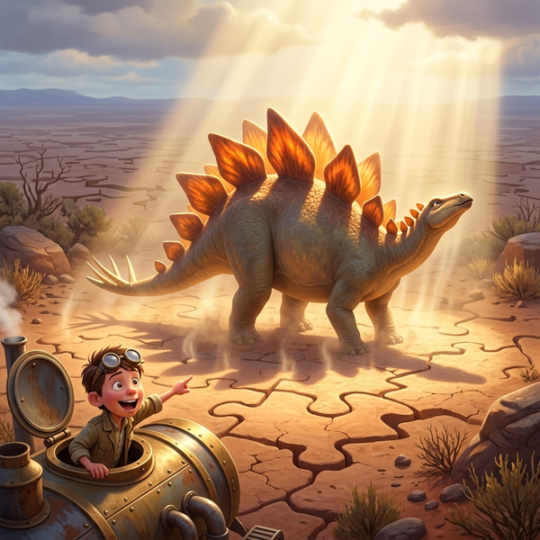 The Stegosaurus — children's audio story for ages 3-5