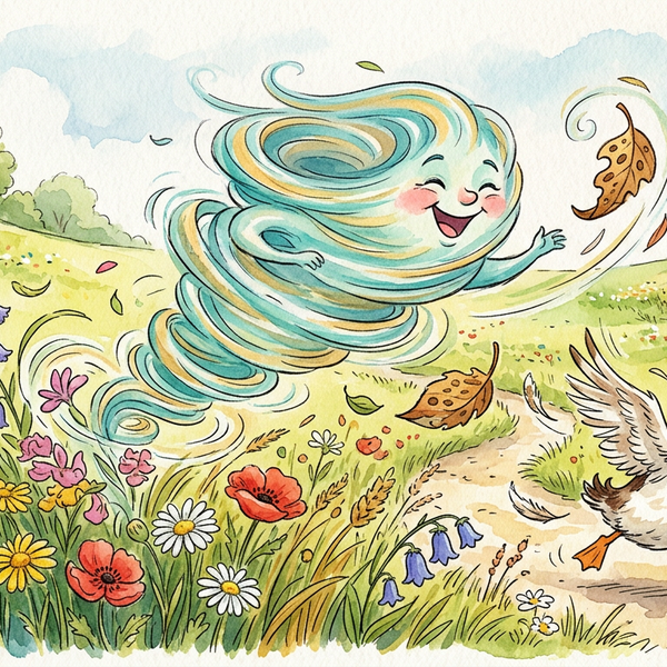 The Wilful Little Breeze — children's audio story for ages 3-5
