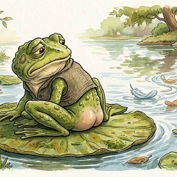Why Grandfather Frog Has No Tail — children's audio story for ages 3-5