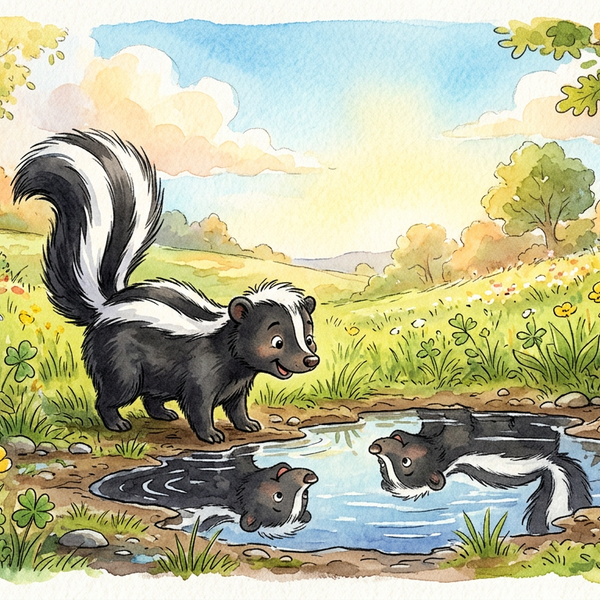 Why Jimmy Skunk Wears Stripes — children's audio story for ages 3-5