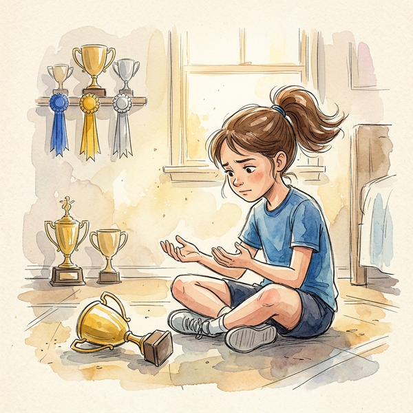 The Girl Who Always Won — children's audio story for ages 6-8