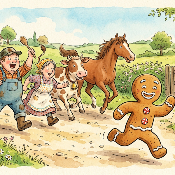 The Gingerbread Man — children's audio story for ages 3-5