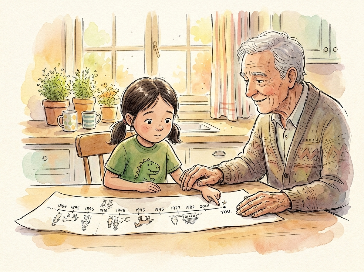 A Very Long Time Ago — children's audio story for ages 6-8