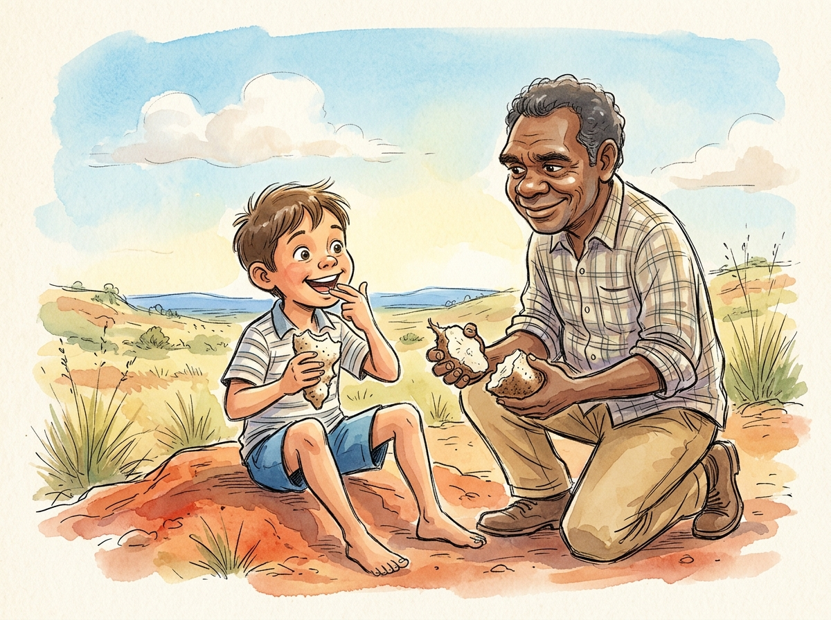 Bush Tucker Walk — children's audio story for ages 6-8