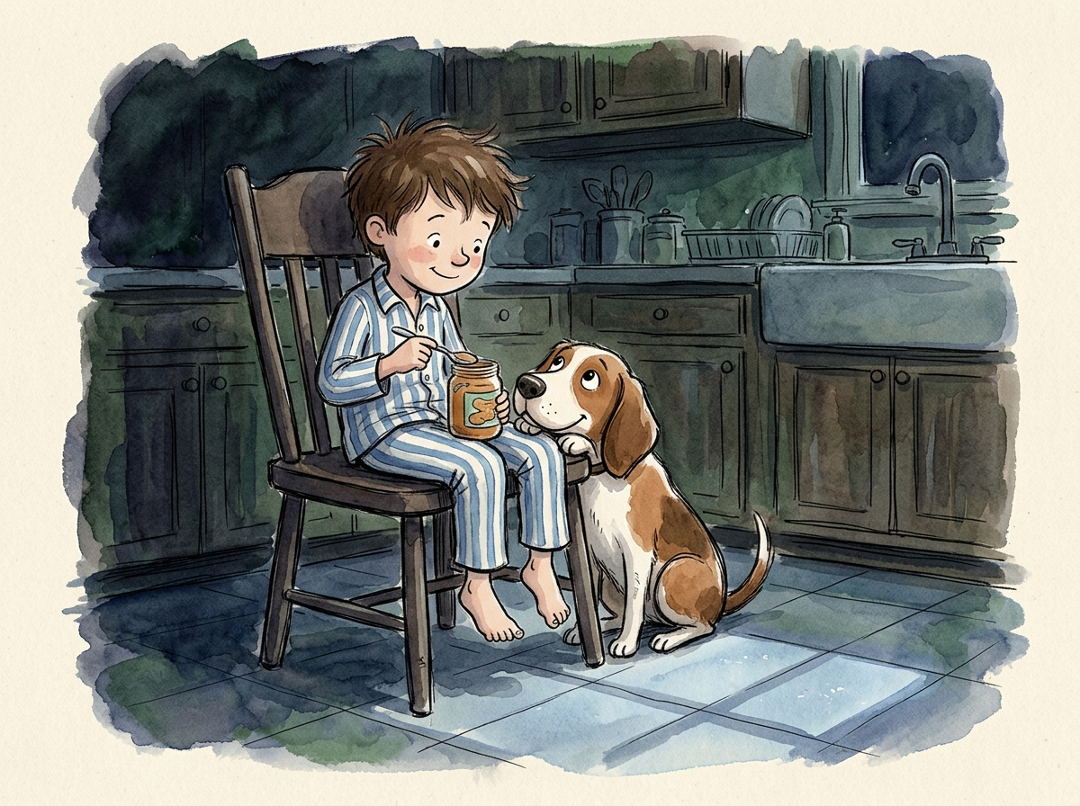 Charlie and Finn Can't Sleep — children's audio story for ages 3-5