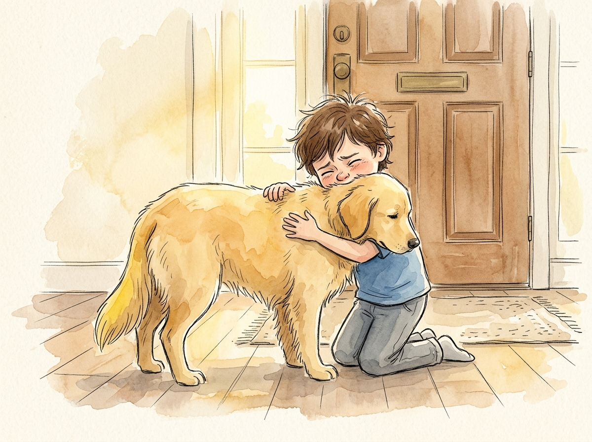 Charlie and Finn Say Goodbye — children's audio story for ages 3-5
