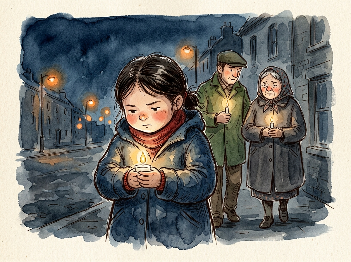 The Light We Carried Home — children's audio story for ages 6-8