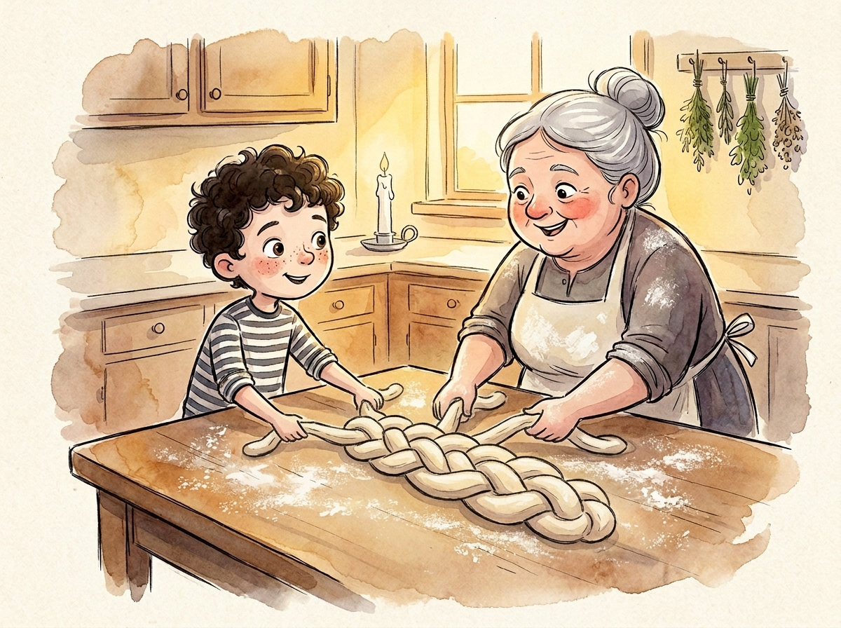 Eli and the Slippery Challah — children's audio story for ages 4-6