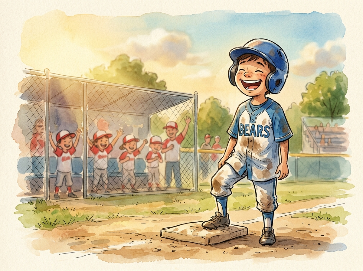 Three Strikeouts — children's audio story for ages 6-8