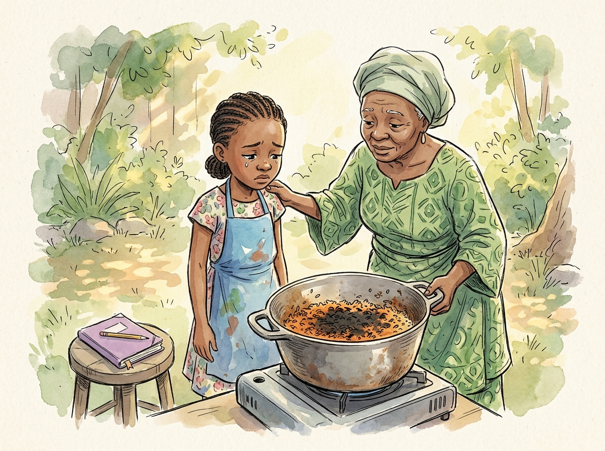 Jollof Rice Saturday — children's audio story for ages 6-8