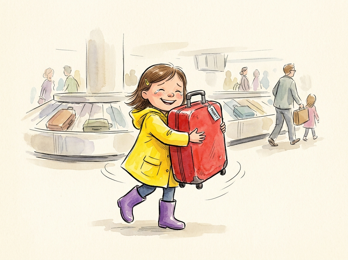Lost Luggage — children's audio story for ages 6-8