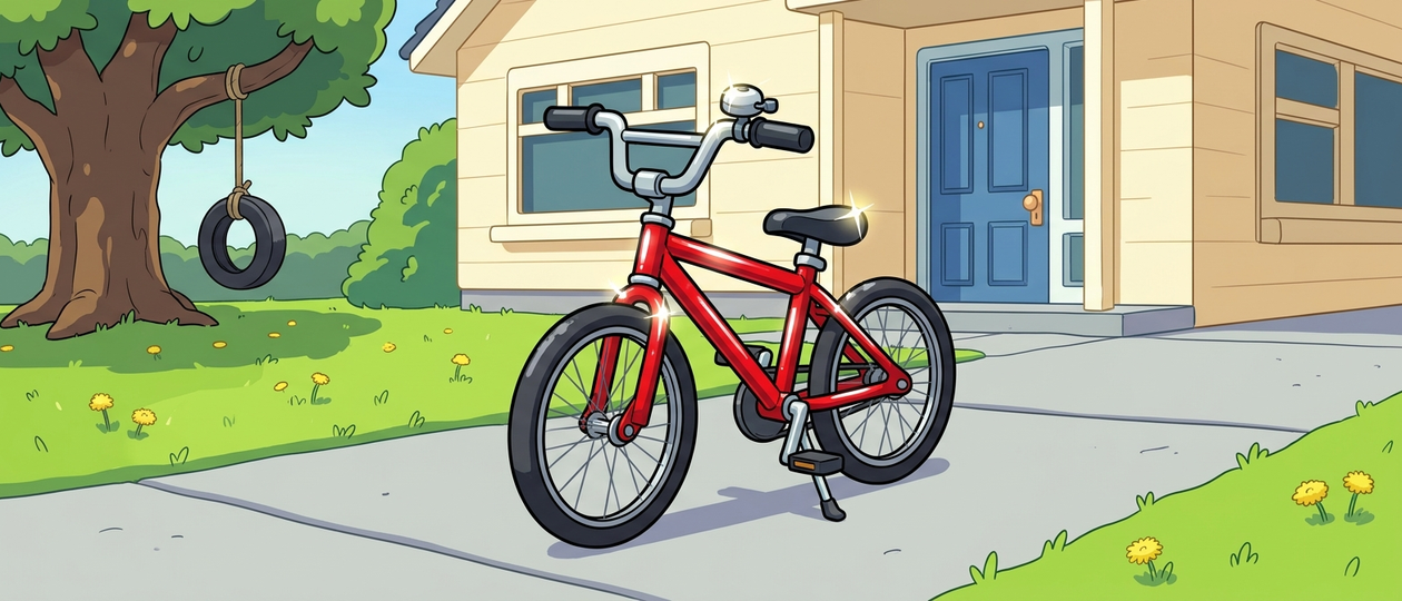 Oscar's Too-Fast Bicycle — children's audio story for ages 3-5