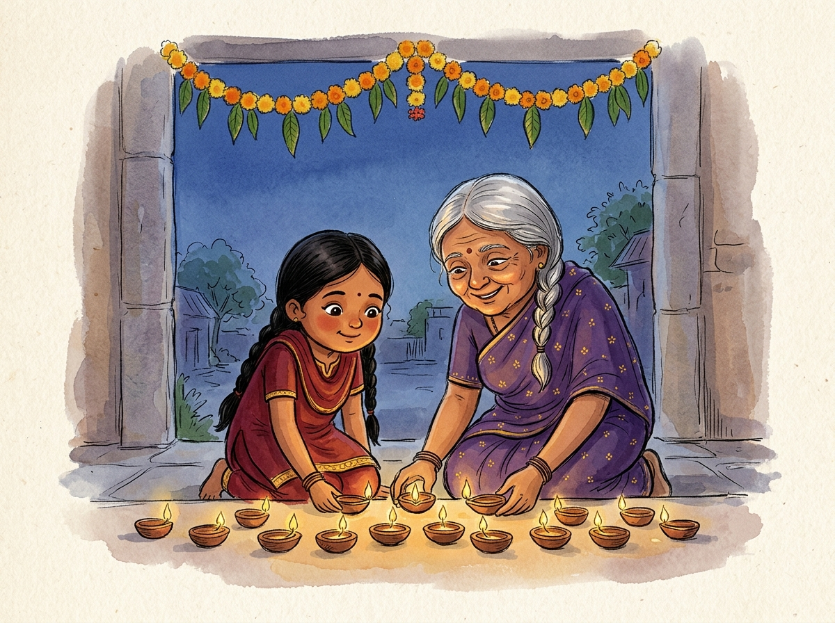 Priya Diwali — children's audio story for ages 6-8