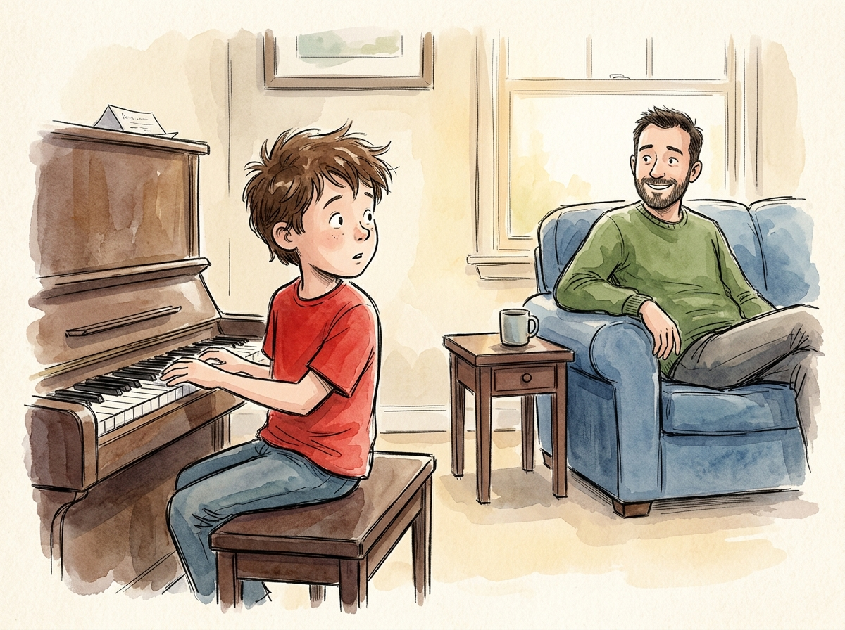 Quitting Piano — children's audio story for ages 6-8