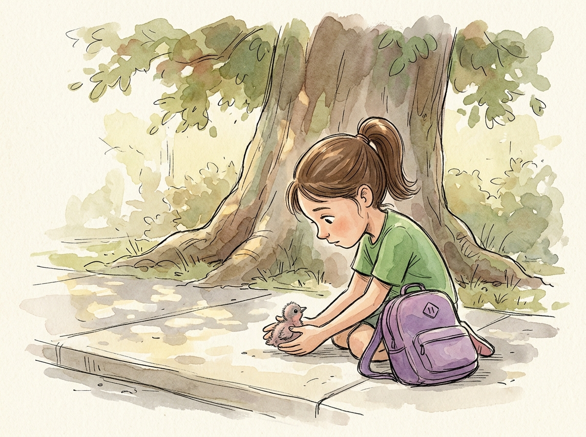 Rosa and the Baby Bird — children's audio story for ages 6-8