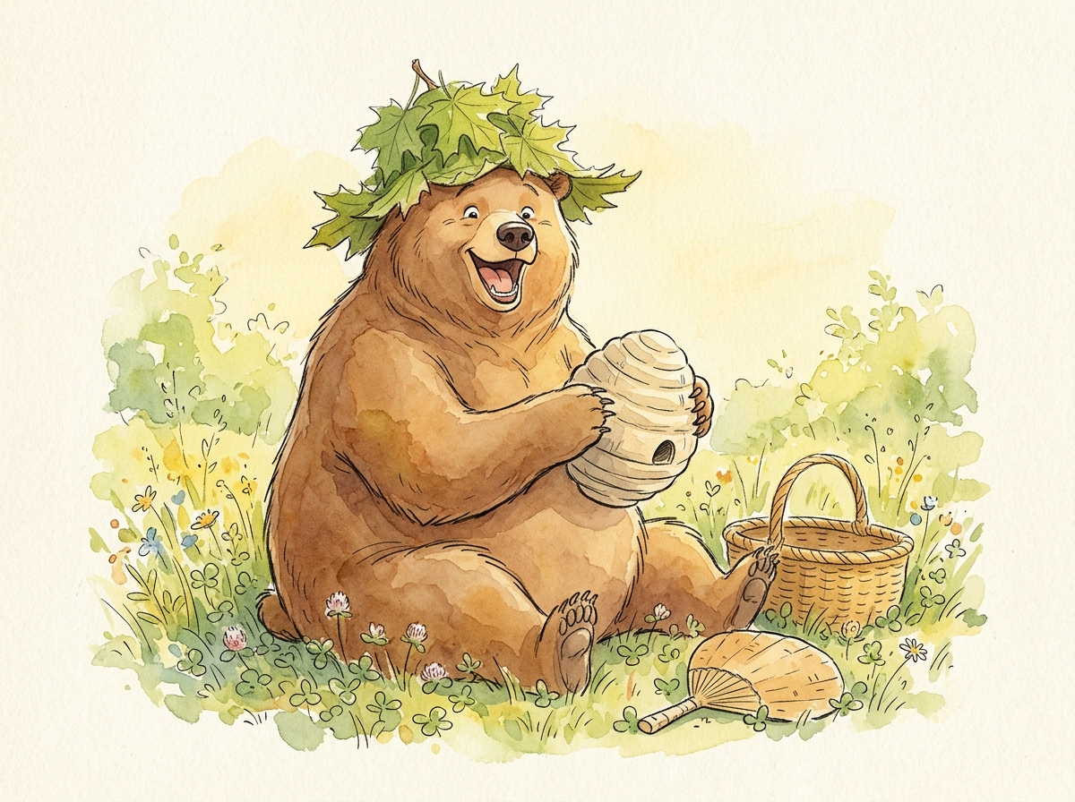 The Bear and the Beehive — children's audio story for ages 6-8
