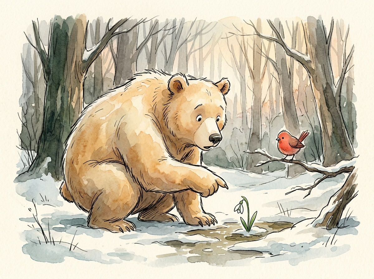 The Bear Who Couldn't Sleep — children's audio story for ages 6-8
