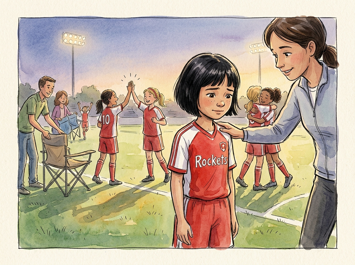 The Bench Outside — children's audio story for ages 9-11
