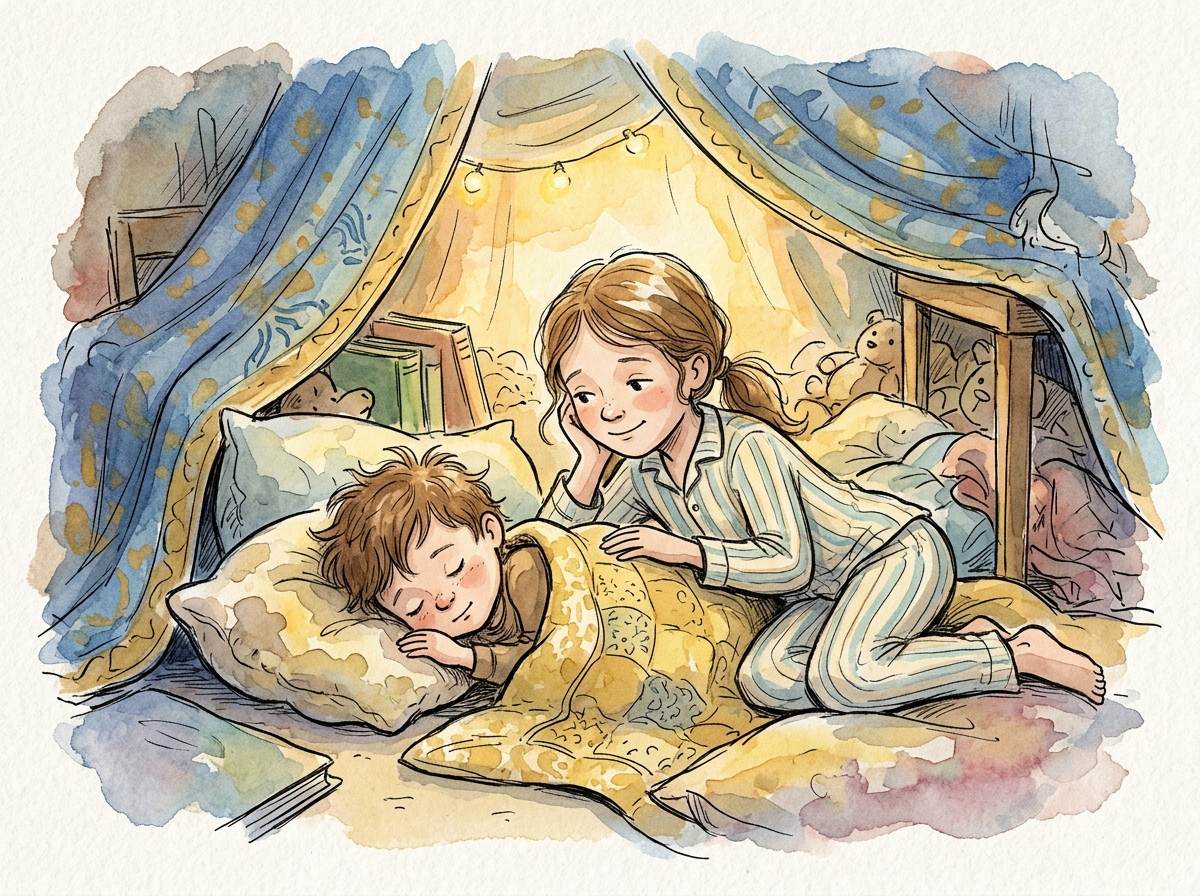 The Blanket Fort of Very Important Rest — children's audio story for ages 3-5