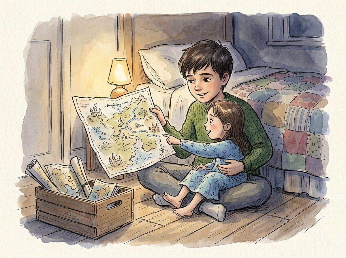 The Boy Who Drew Maps — children's audio story for ages 9-11