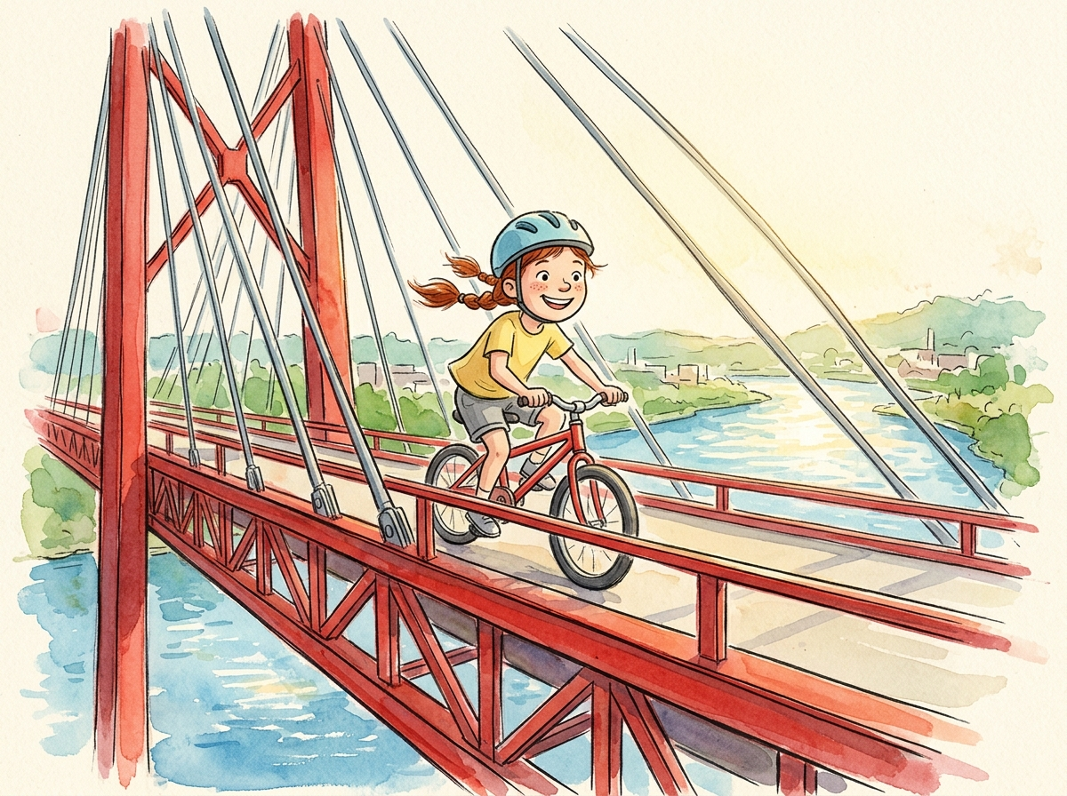 The Bridge Goes Up — children's audio story for ages 3-5