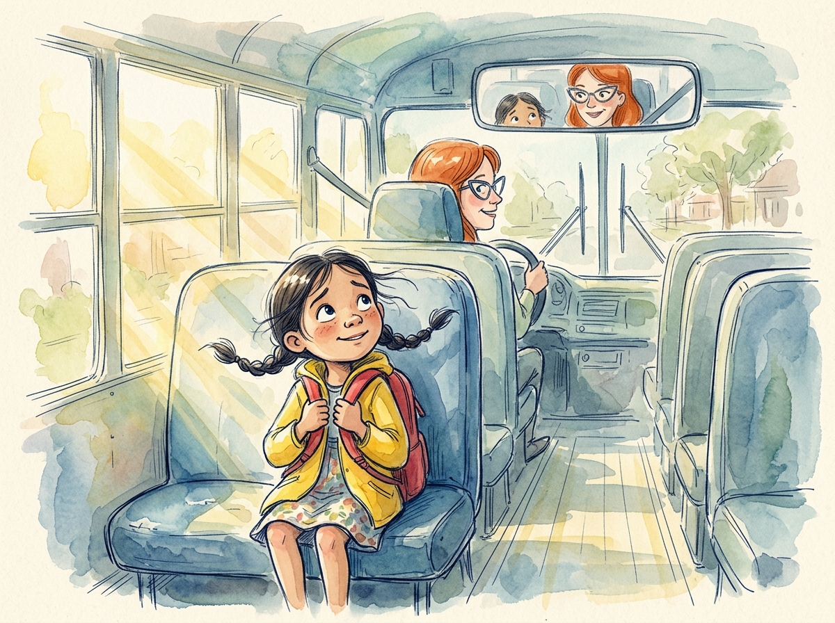 The Bus Alone — children's audio story for ages 6-8