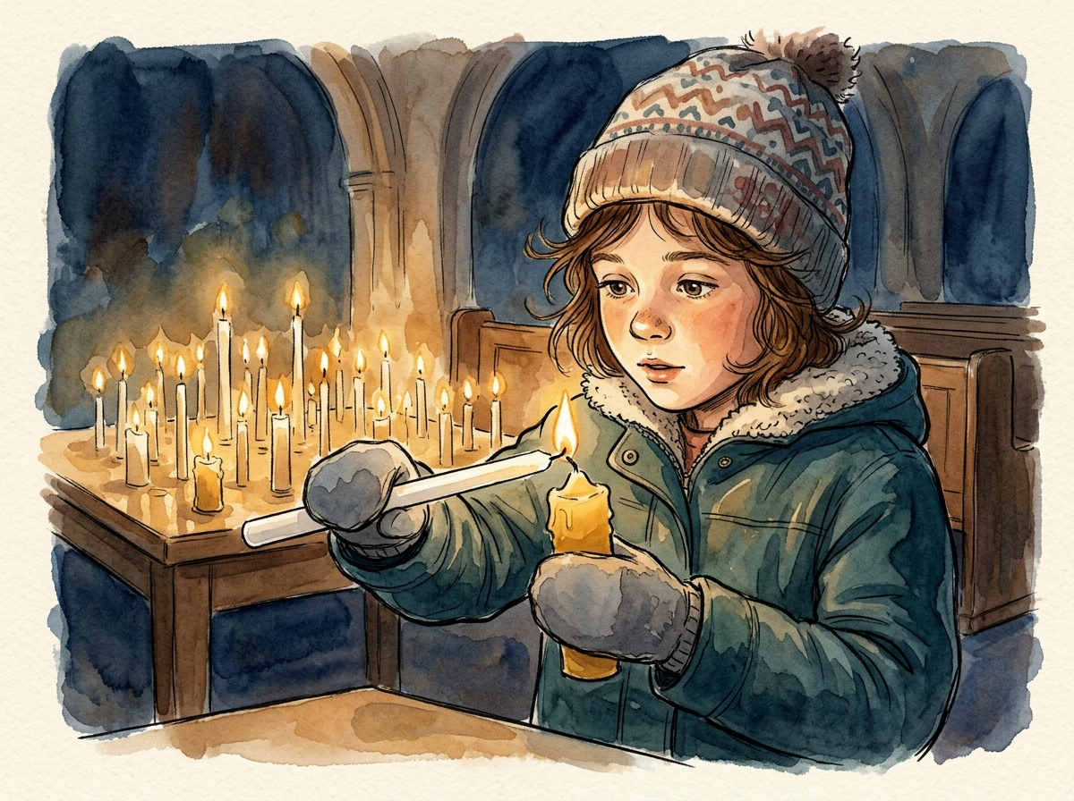 The Christmas Eve Service — children's audio story for ages 6-8