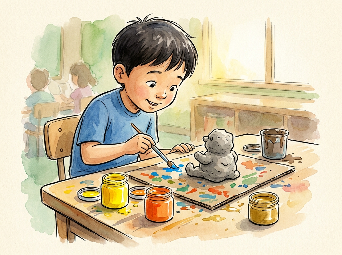 The Clay Thing — children's audio story for ages 6-8