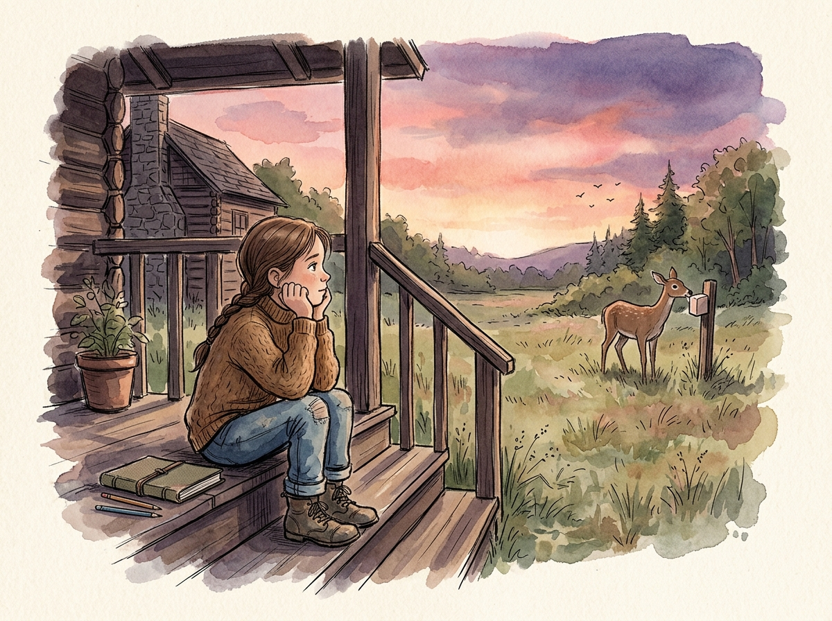 The Deer at the Salt Lick — children's audio story for ages 6-8