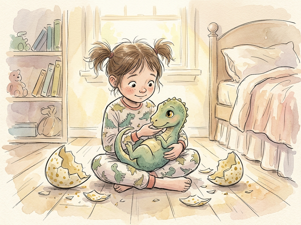 The Dinosaur Egg — children's audio story for ages 3-5