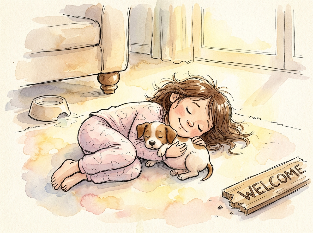 The Dog Comes Home — children's audio story for ages 3-5