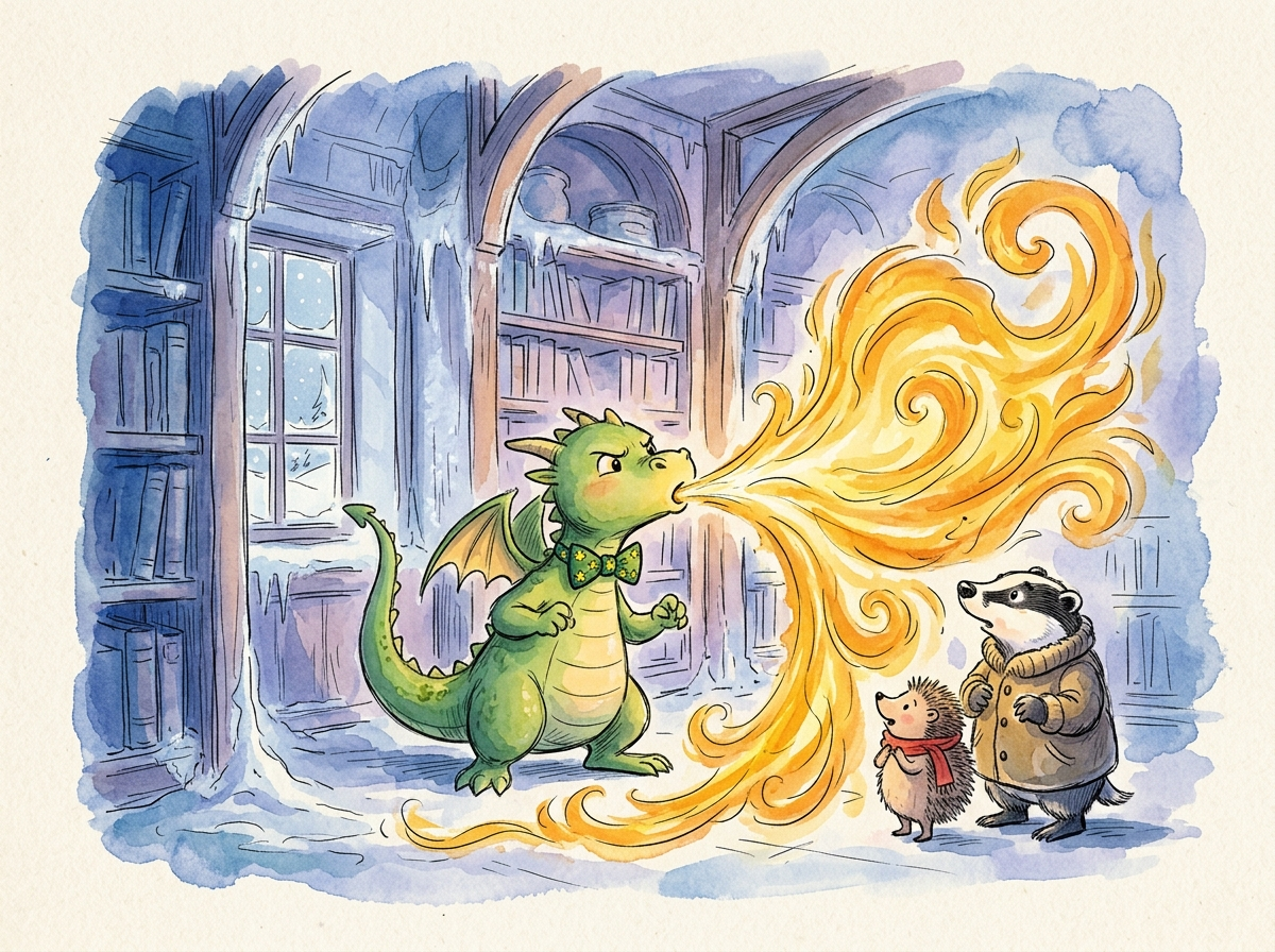 The Dragon Who Hated Fire — children's audio story for ages 6-8