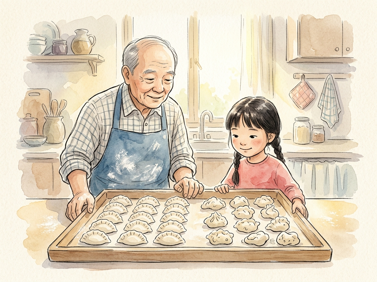 The Dumplings We Make Together — children's audio story for ages 6-8