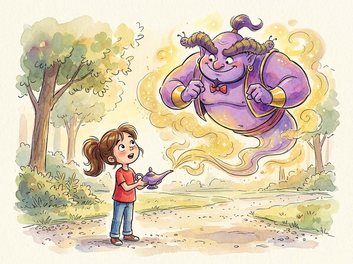 The Extremely Literal Genie — children's audio story for ages 6-8