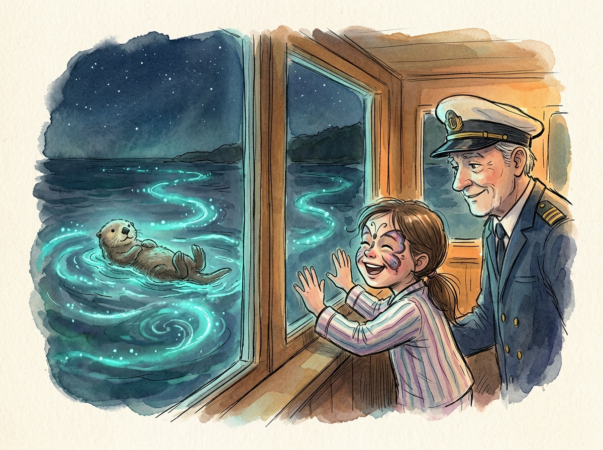 The Ferry at Night — children's audio story for ages 6-8
