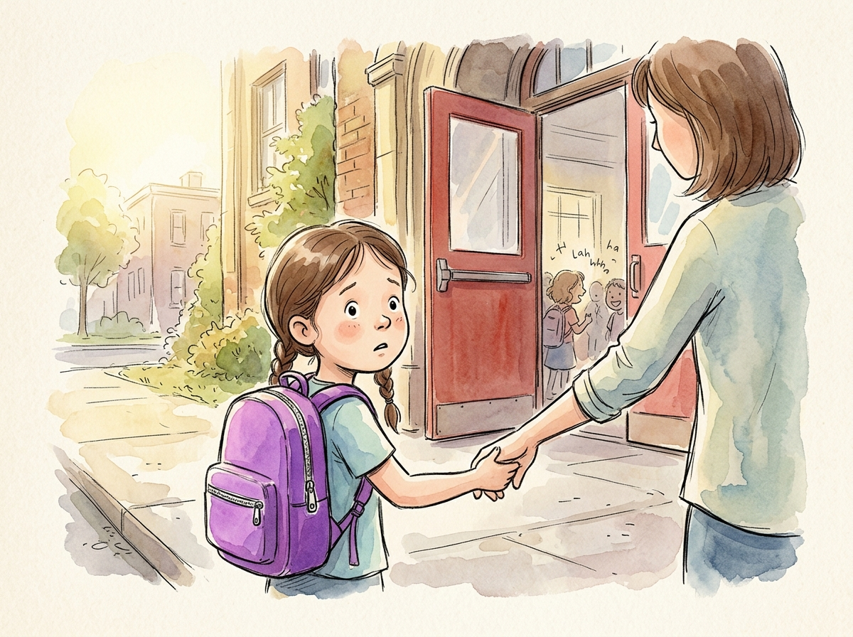 The First Day — children's audio story for ages 3-5