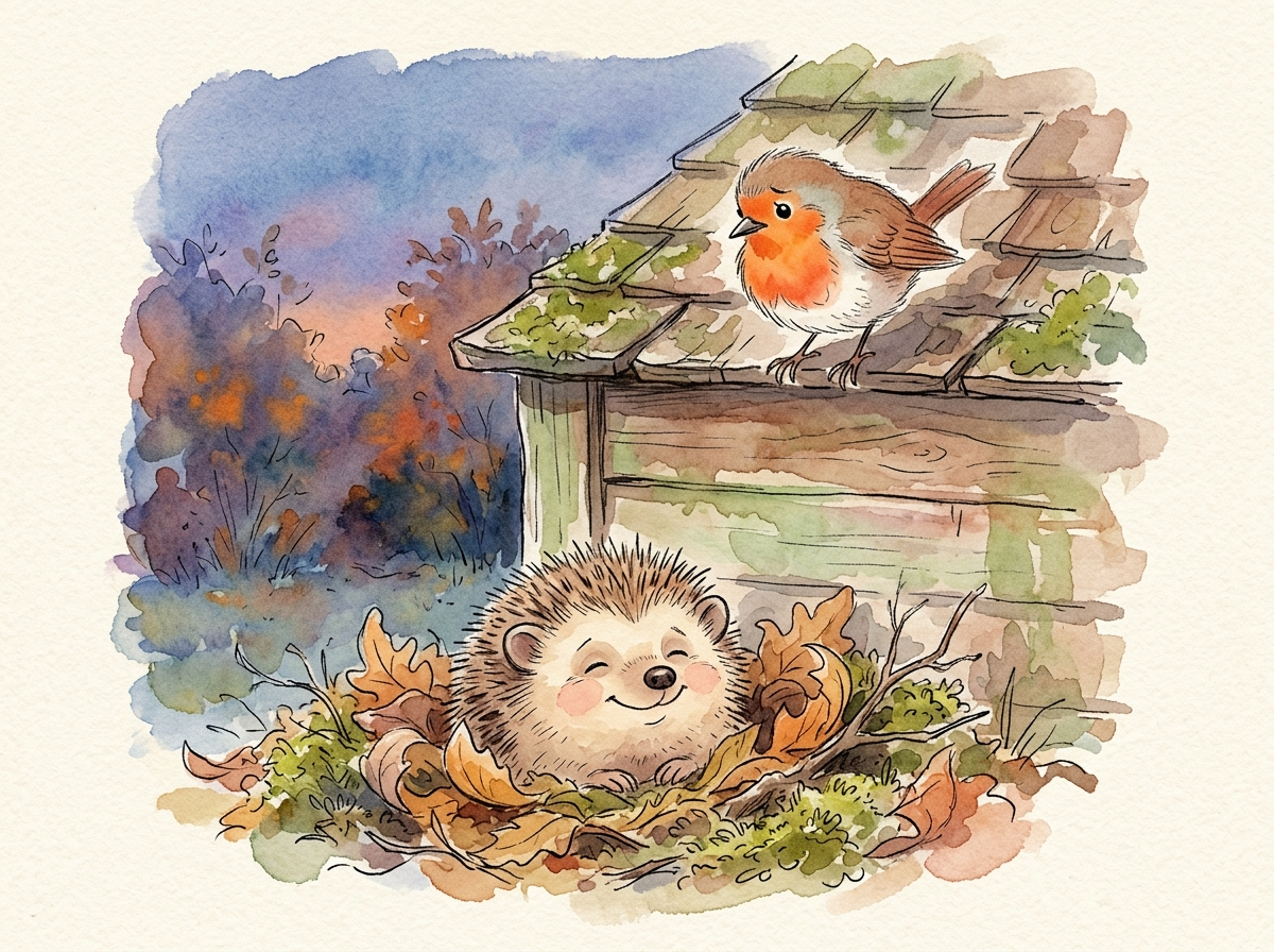 The Hedgehog's Winter — children's audio story for ages 6-8