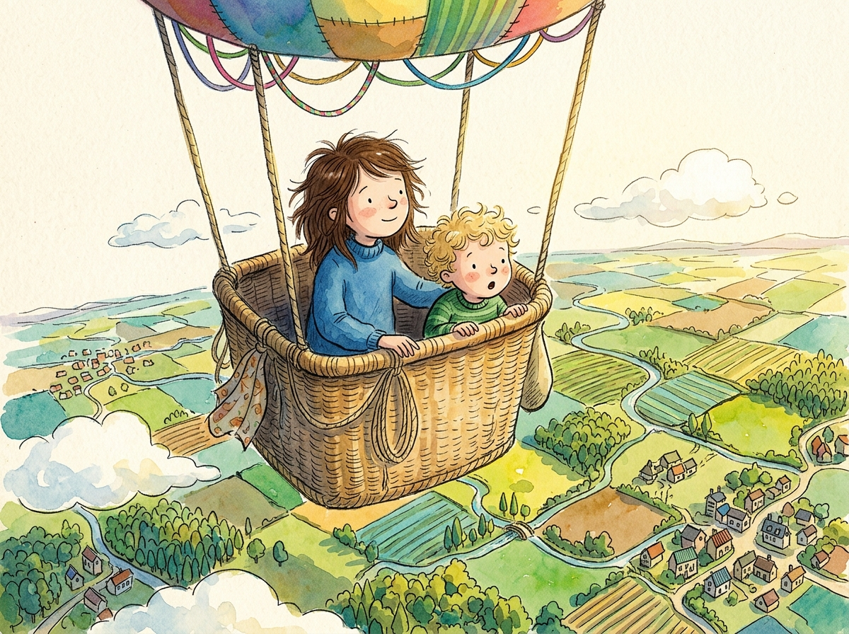 The Hot Air Balloon — children's audio story for ages 6-8