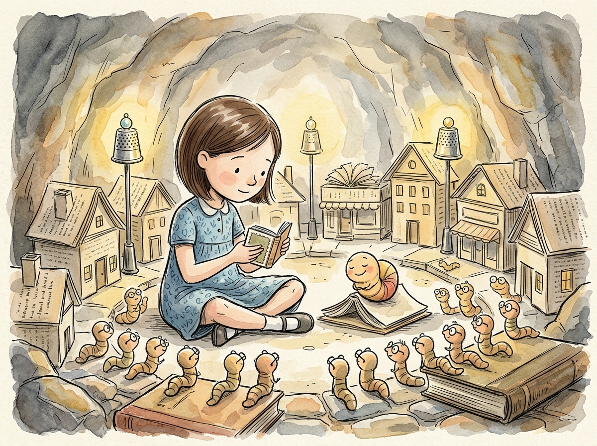 The Kingdom Under the Library — children's audio story for ages 6-8