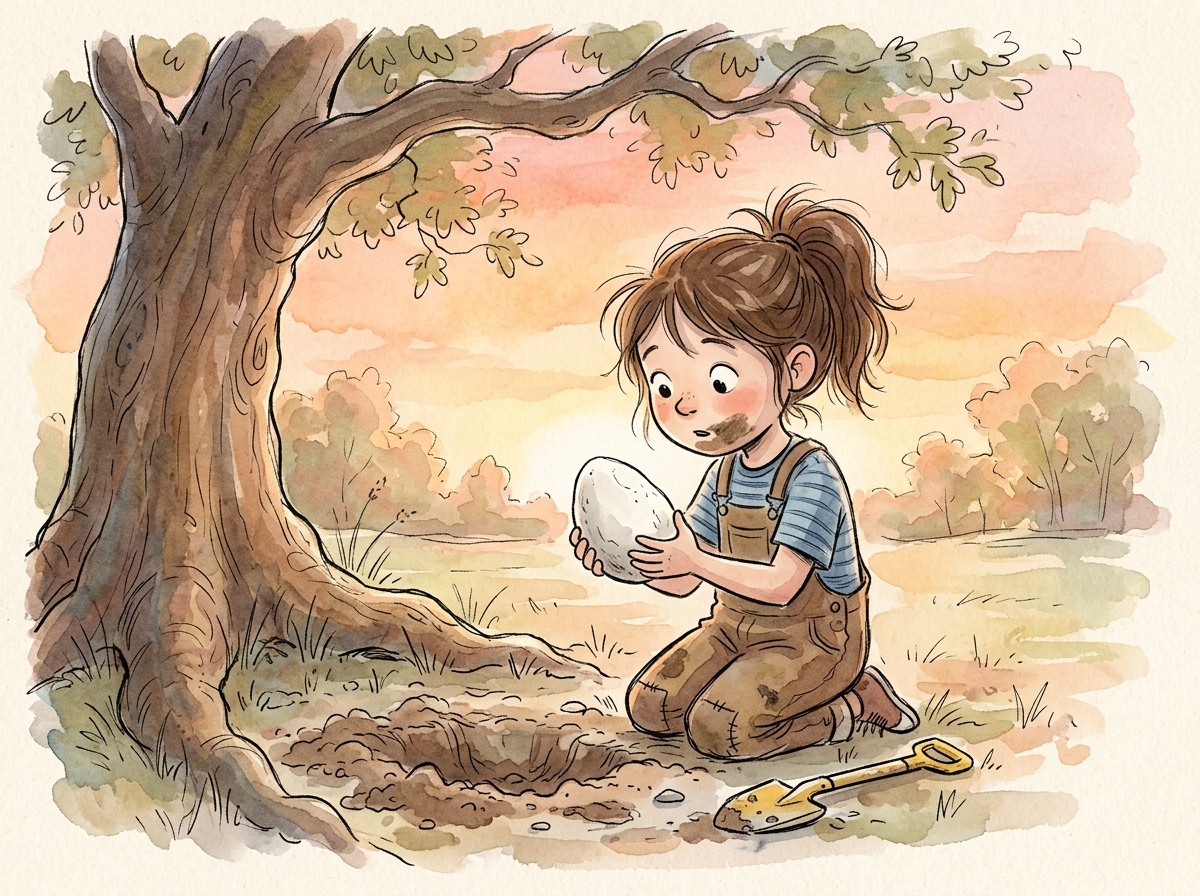 The Last Dig — children's audio story for ages 3-5