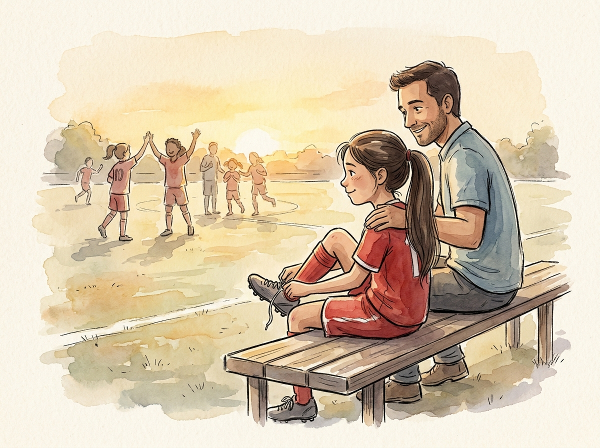 The Last Kick — children's audio story for ages 6-8