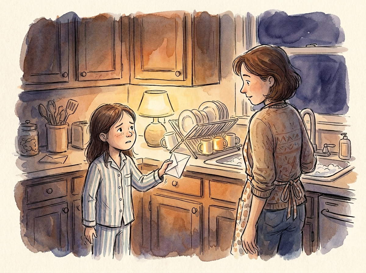 The Letter in the Drawer — children's audio story for ages 9-11