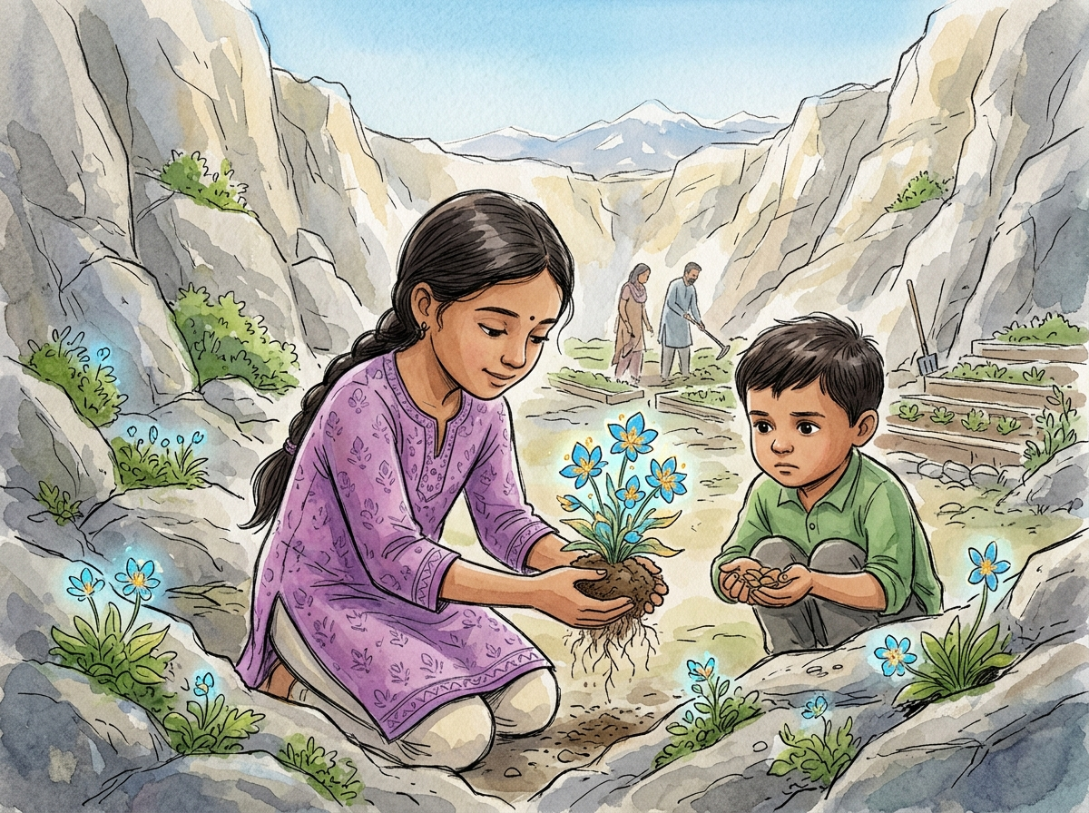The Mountain's Last Request — children's audio story for ages 6-8
