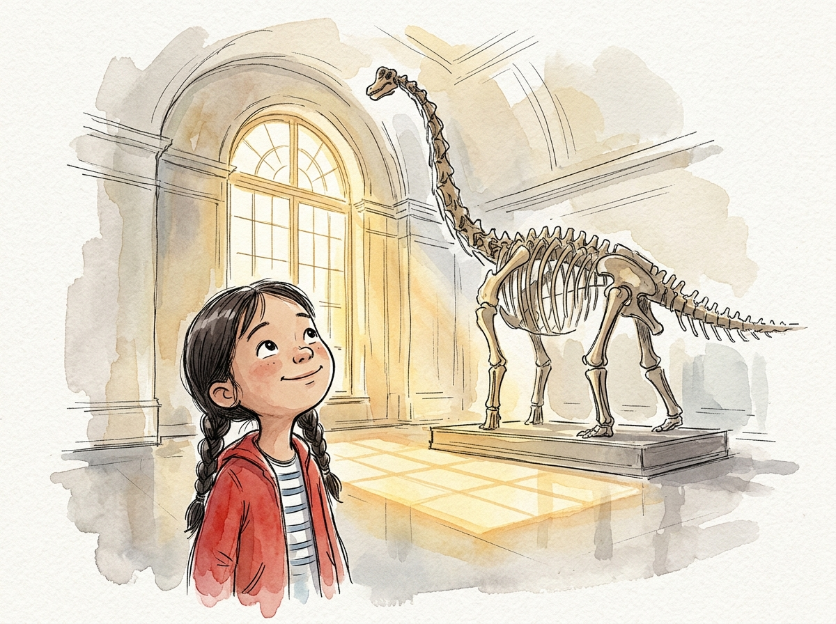 The Museum at Night — children's audio story for ages 6-8