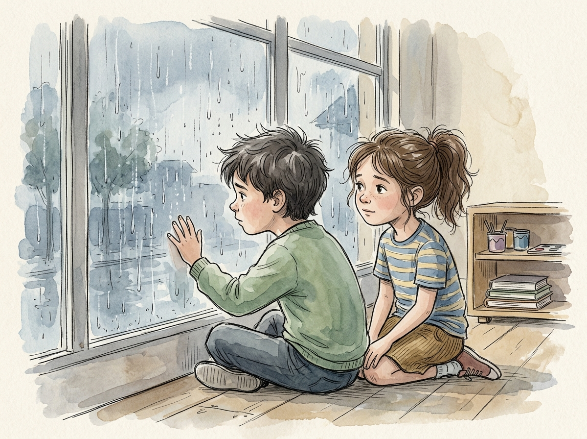 The New Kid and the Old Kid — children's audio story for ages 6-8
