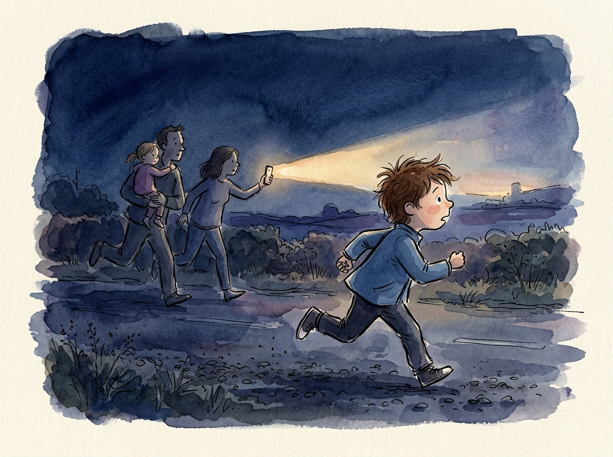 The Night Launch — children's audio story for ages 6-8
