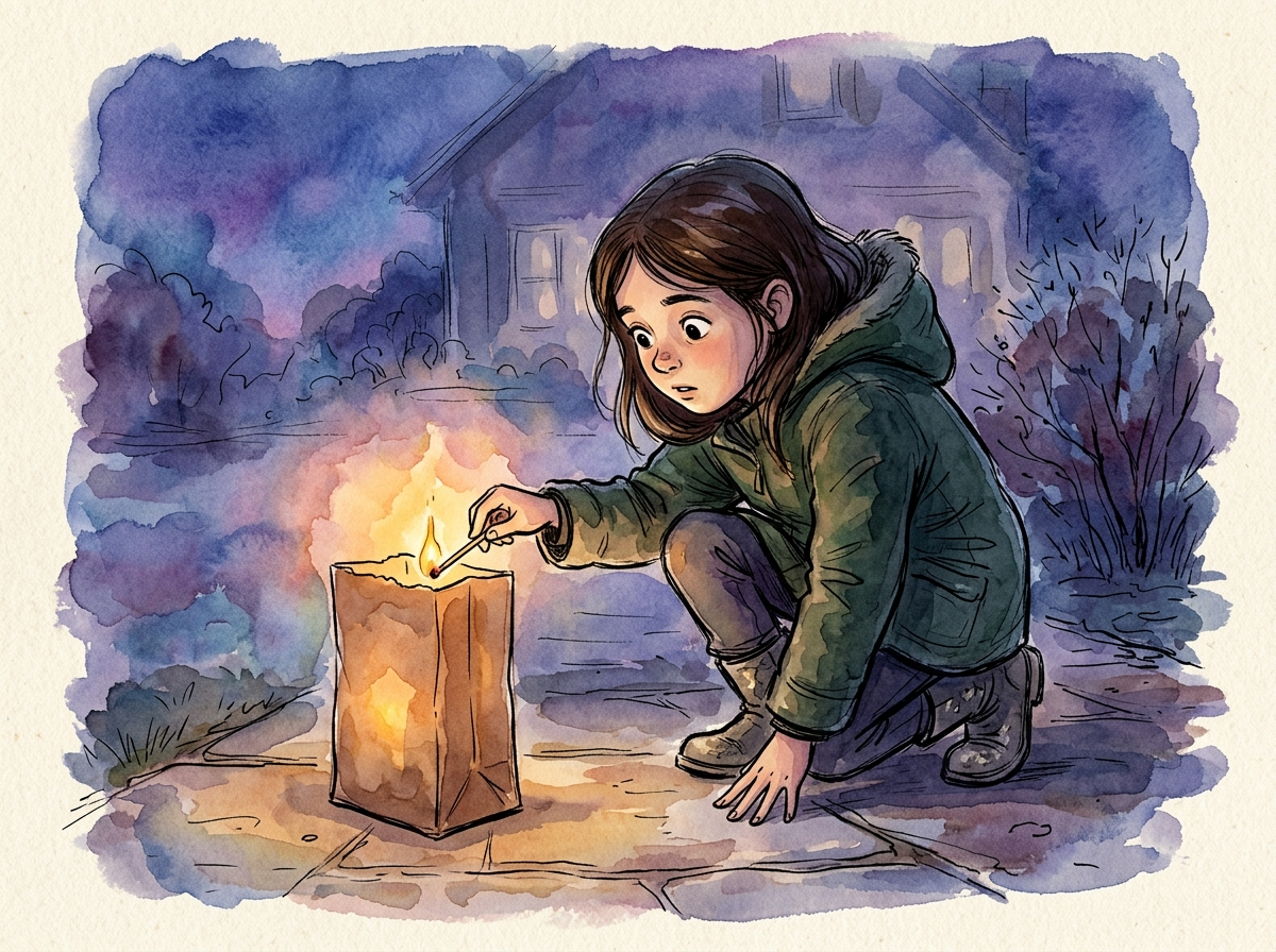 The Night of the Luminarias — children's audio story for ages 6-8