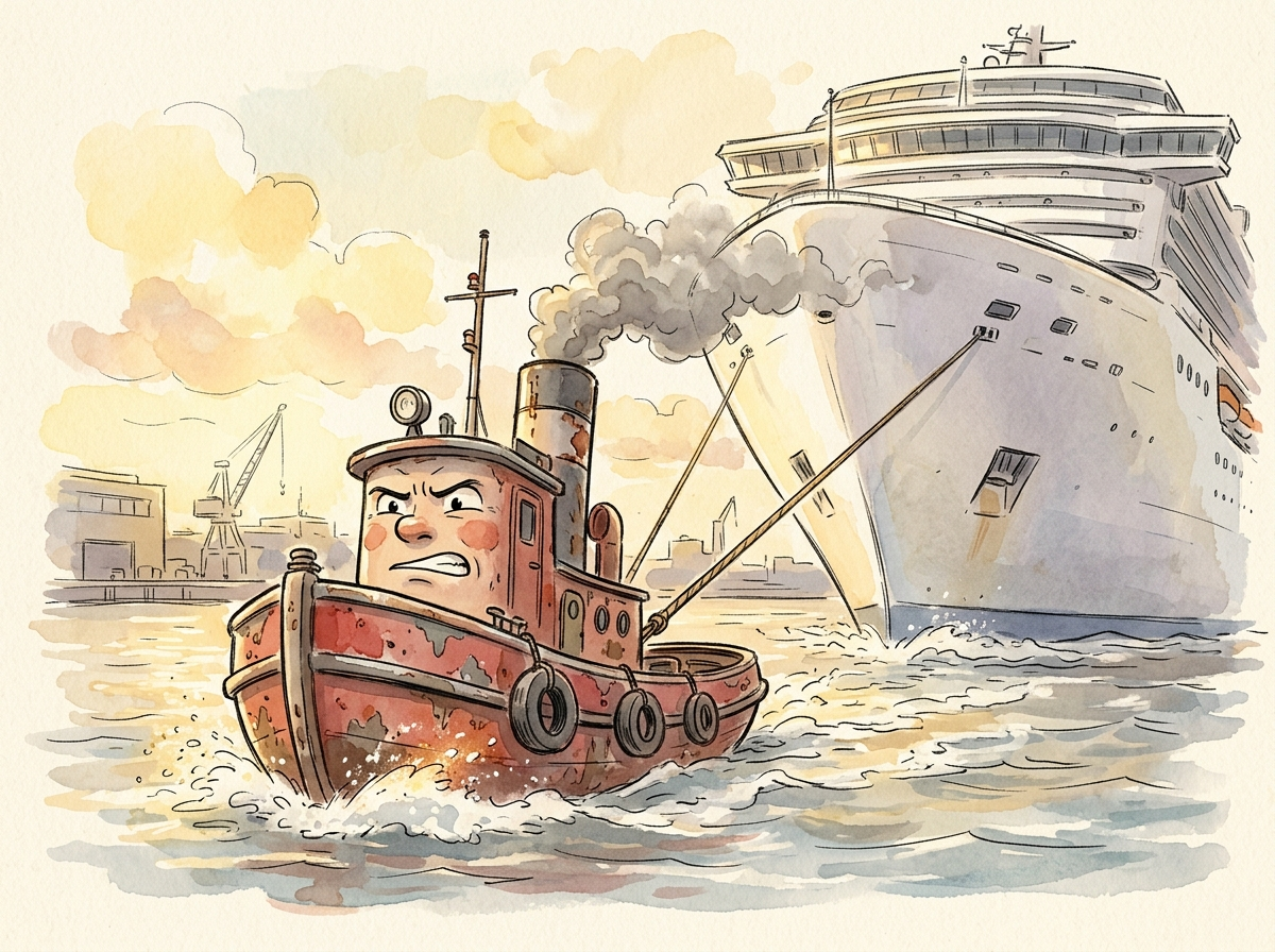 The Old Tugboat — children's audio story for ages 6-8